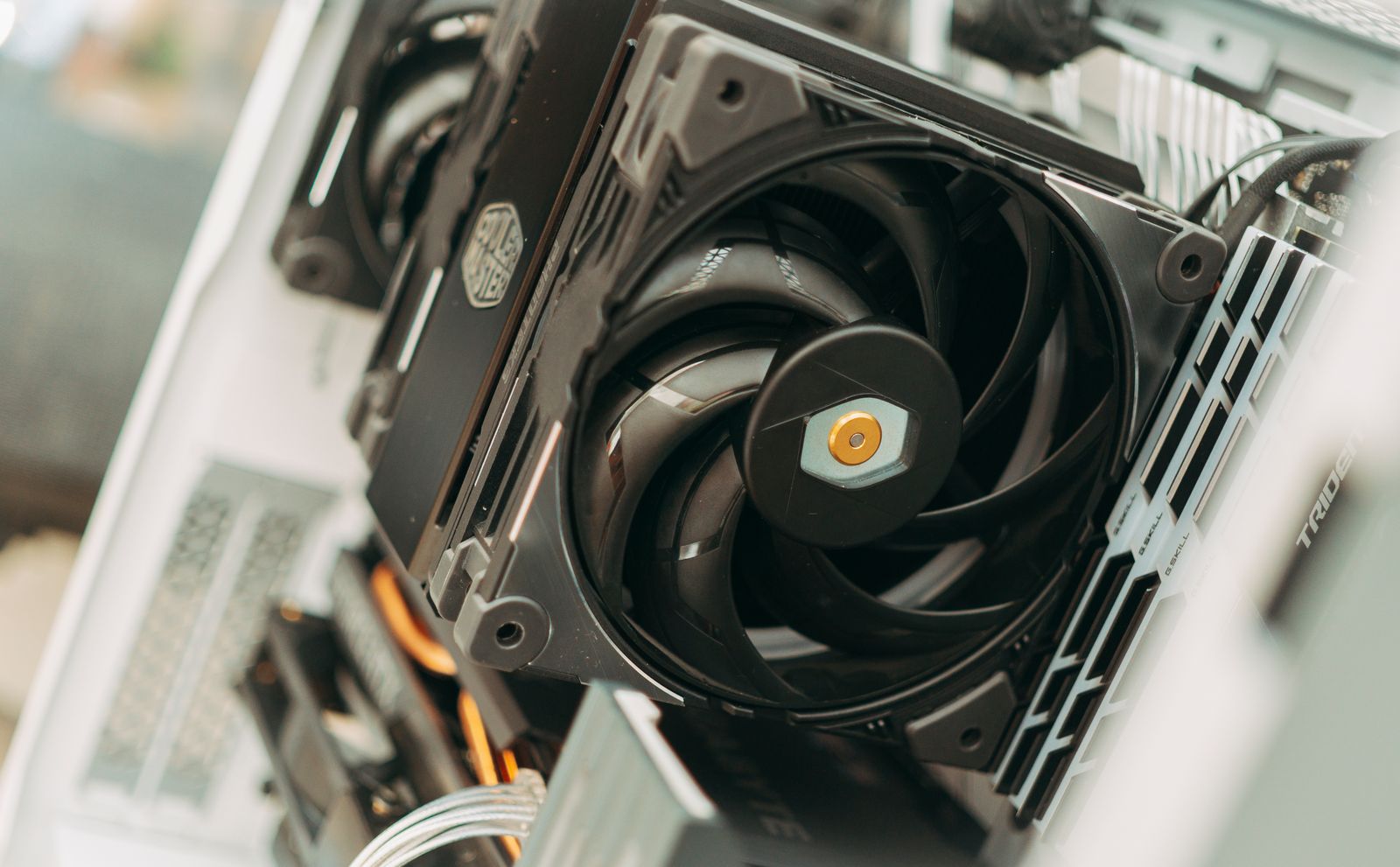 Cooling fan inside a desktop PC